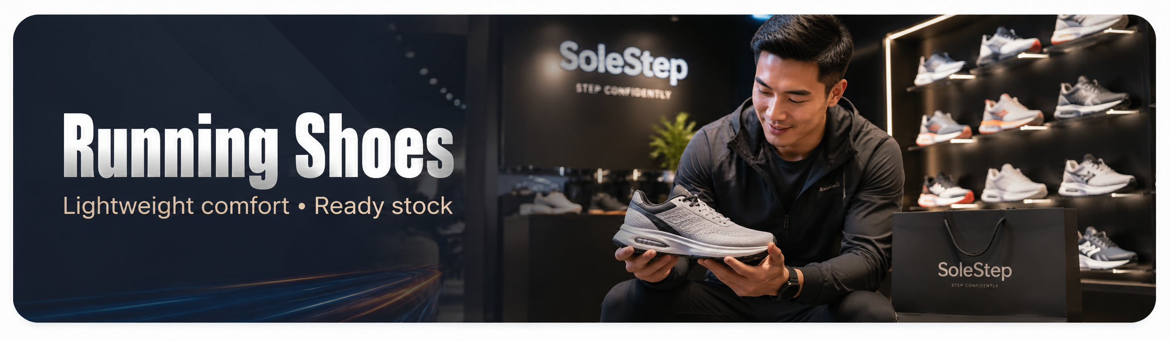 Running Shoes Banner